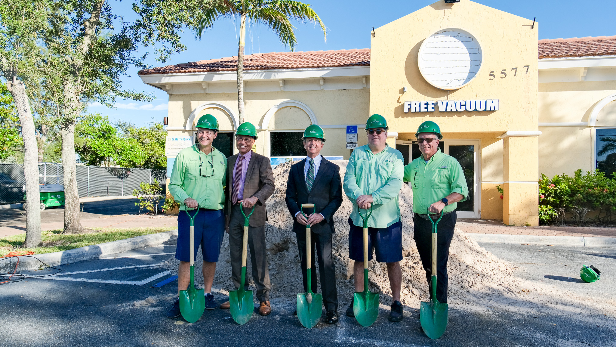 Mint Eco Car Wash has officially broken ground on its development of 5577 Okeechobee Boulevard. 