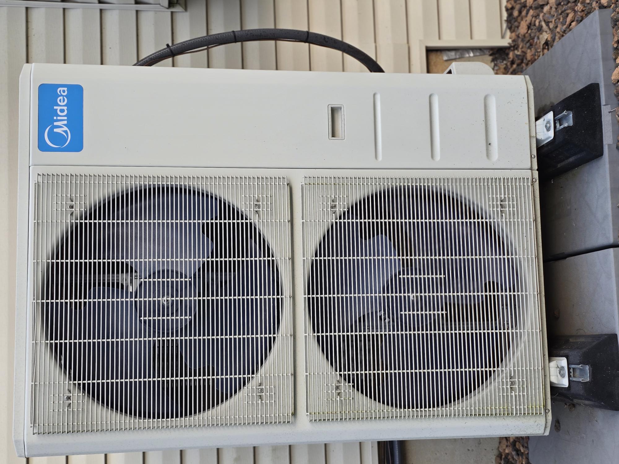 David Rames' Midea heat pump system is dual-fuel compatible