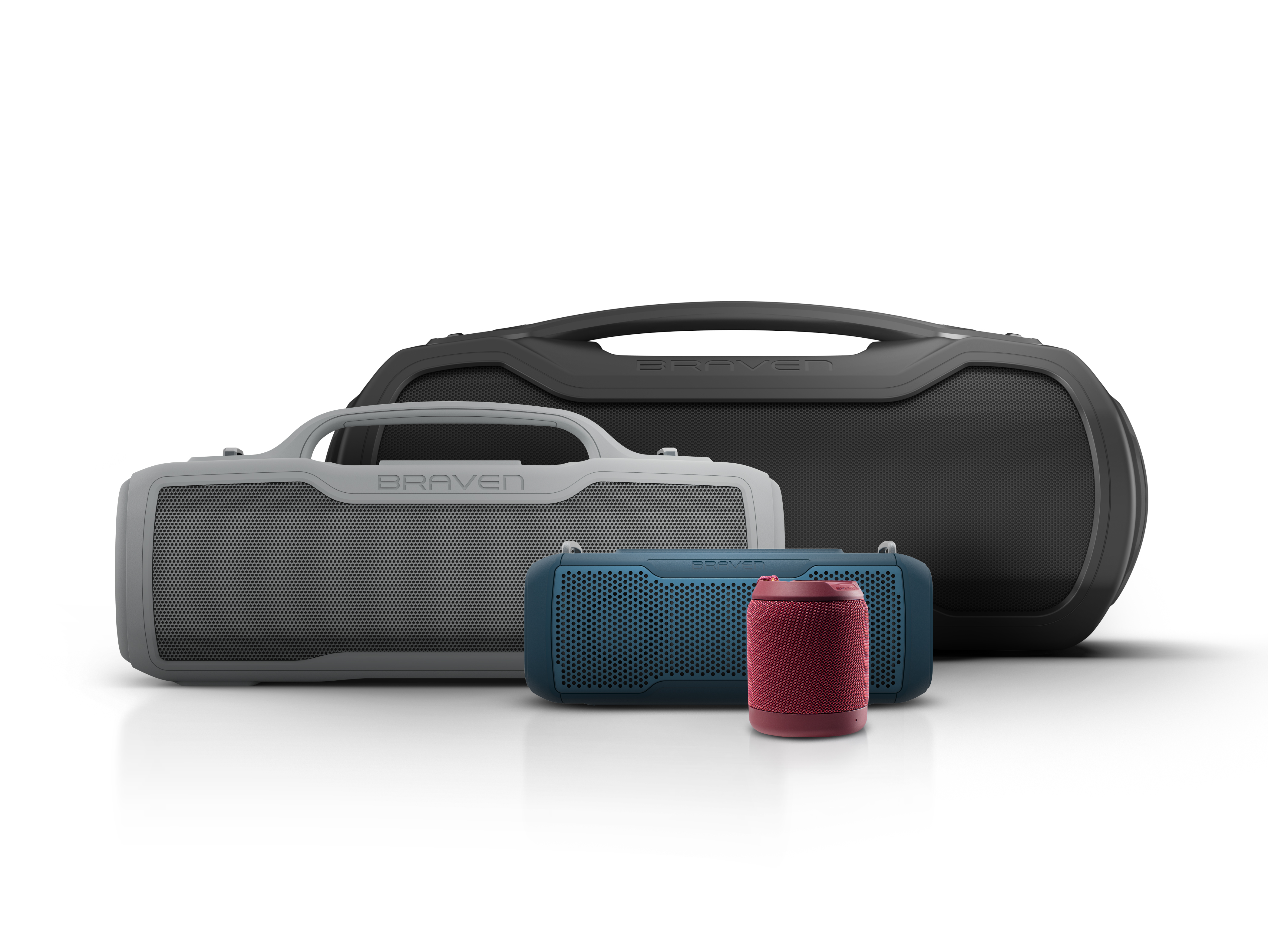 Braven Speaker Family_Tight_Colors