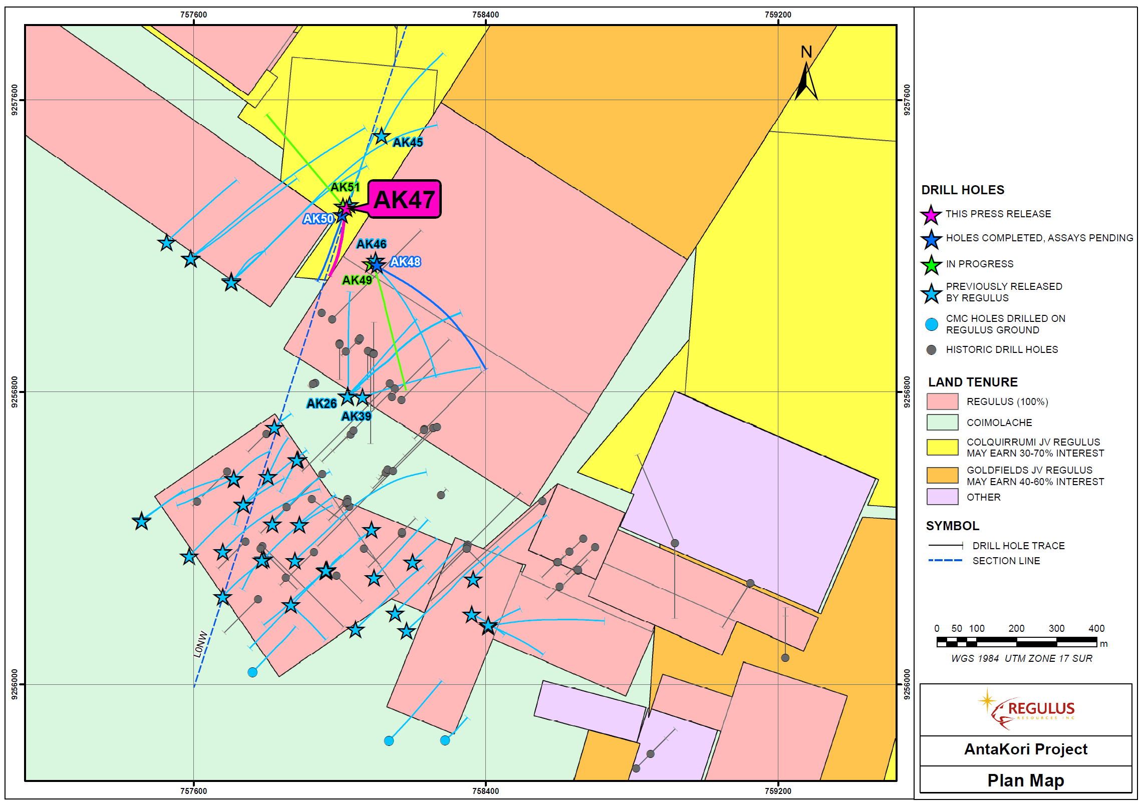 Regulus Expands Skarn Mineralization at the AntaKori Copper-Gold Project