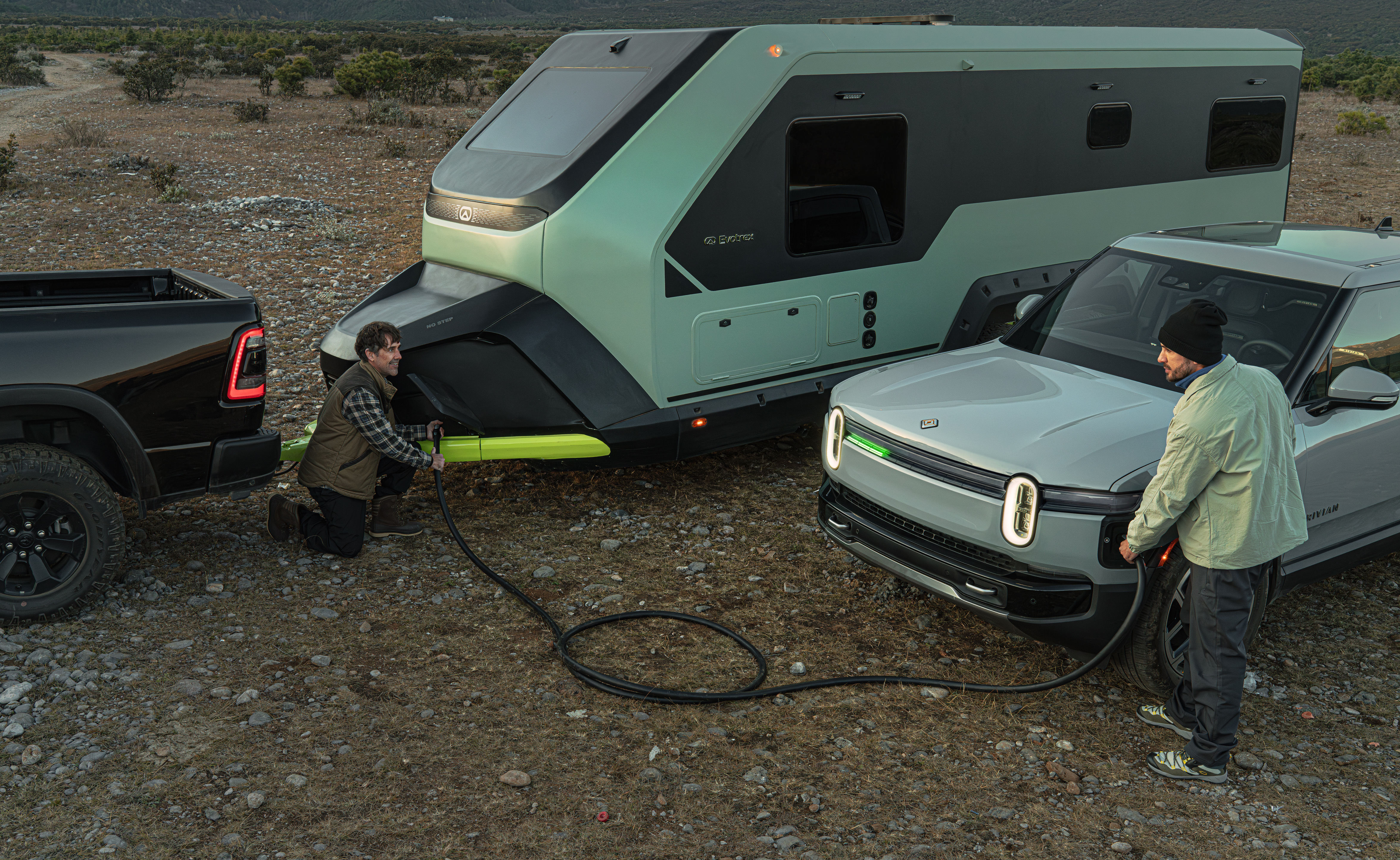 The Evotrex-PG5 RV Trailer Delivers V2L, V2H, and V2V Power Capabilities