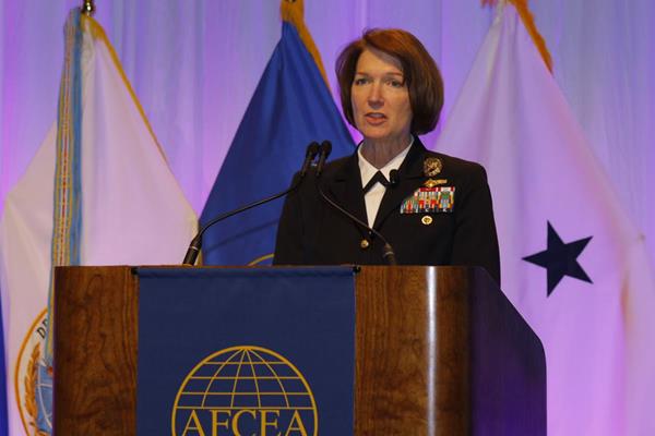 Vice Adm. Nancy Norton, USN, is the director, DISA, and commander, Joint Force Headquarters Department of Defense Information Network (JFHQ-DODIN).