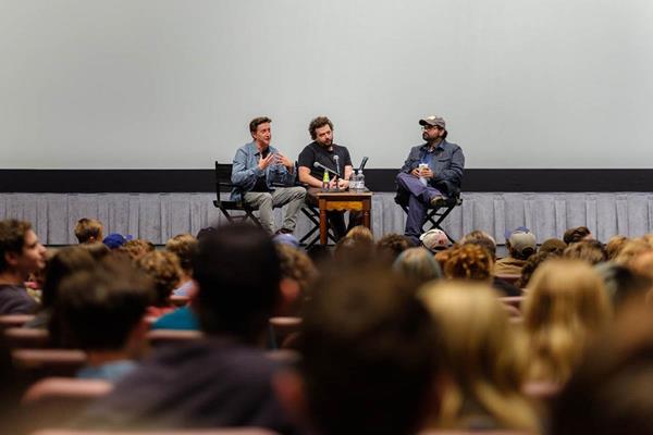 David Gordon Green, Danny McBride and Jeff Fradley are among the alumni who frequently return to the UNCSA School of the Arts School of Filmmaking as guest artists. Photo by Raunak Kapoor