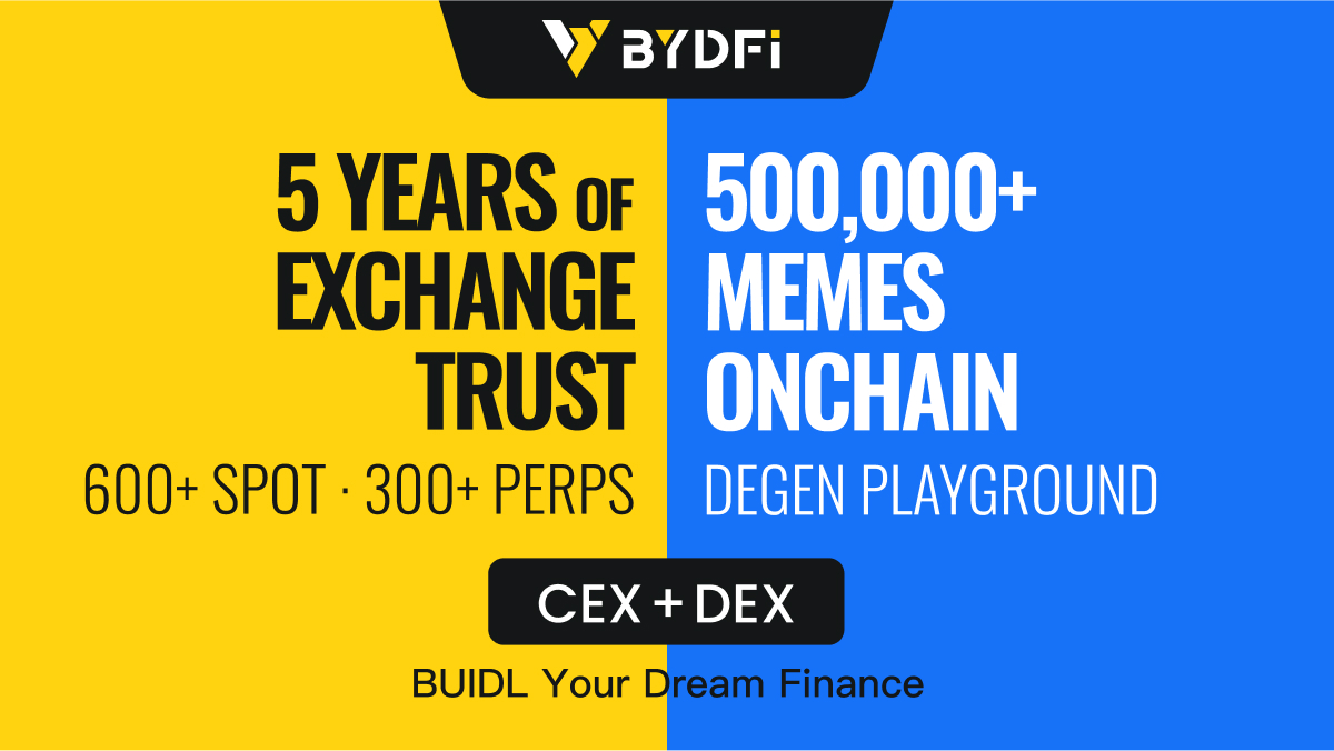 BYDFi CEX＋DEX