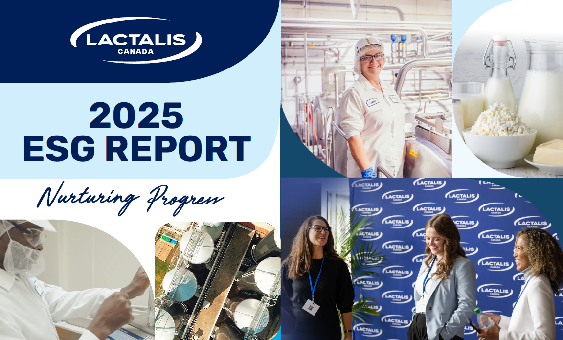 Lactalis Canada 2025 ESG Report Cover_EN