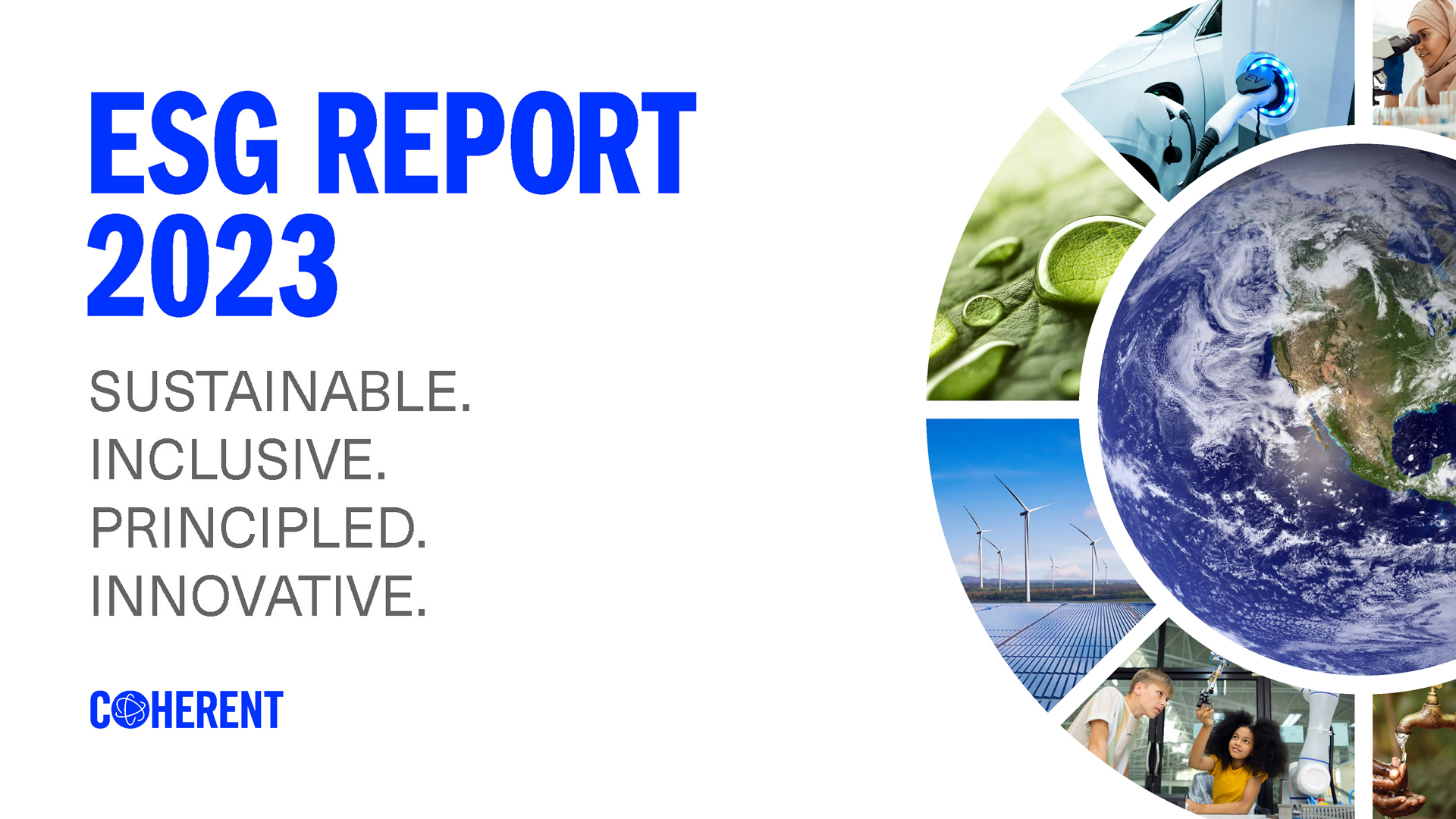 Coherent published its ESG Report 2023.