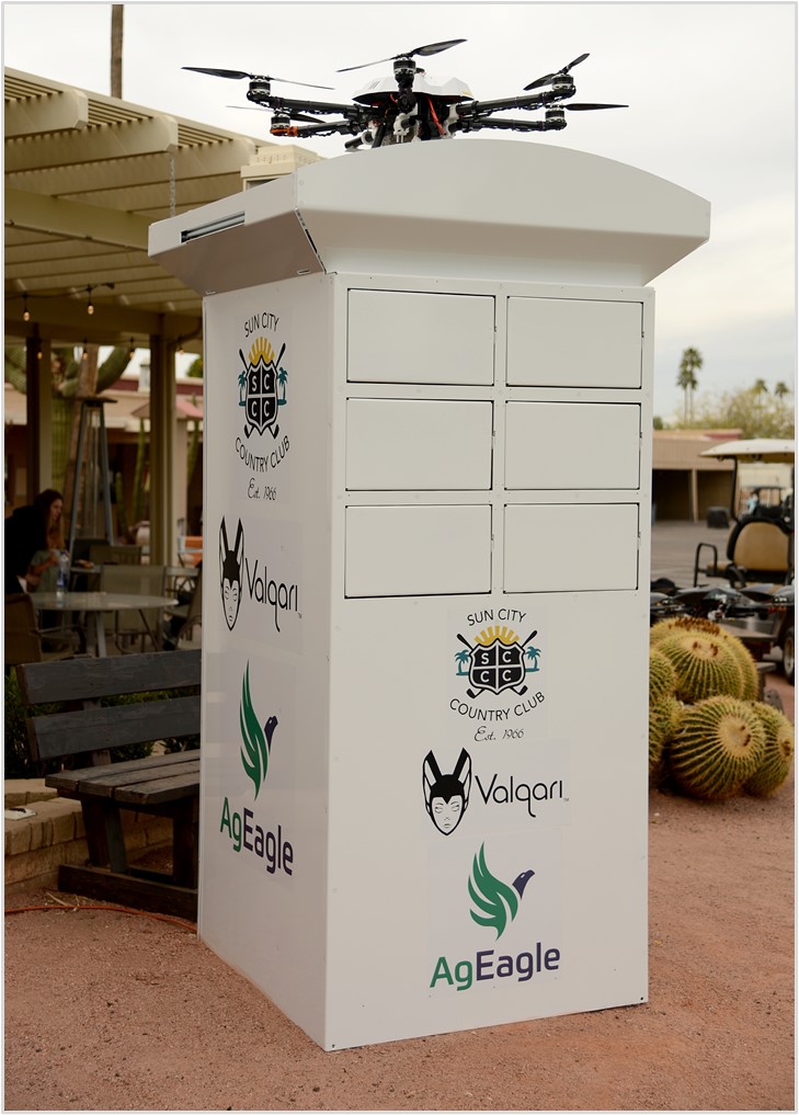 AgEagle and Valqari Drone Package Delivery Solution for Golf Courses