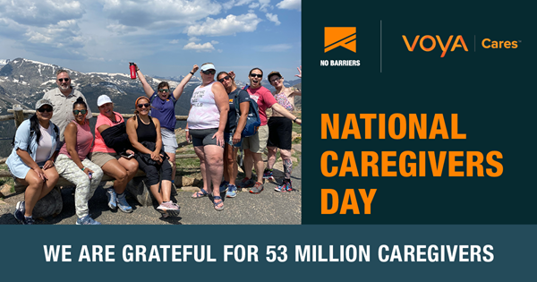 No Barriers and Voya Support National Caregivers Day