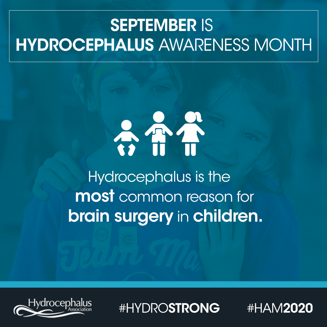 Each year, one in every 770 babies develops hydrocephalus, a complex condition marked by excess accumulation of cerebrospinal fluid on the brain. However, anyone at any time can develop hydrocephalus from a brain injury, tumor, or infection, and some people over 60 develop Normal Pressure Hydrocephalus, which is often, misdiagnosed as Alzheimer’s, dementia or Parkinson’s. 