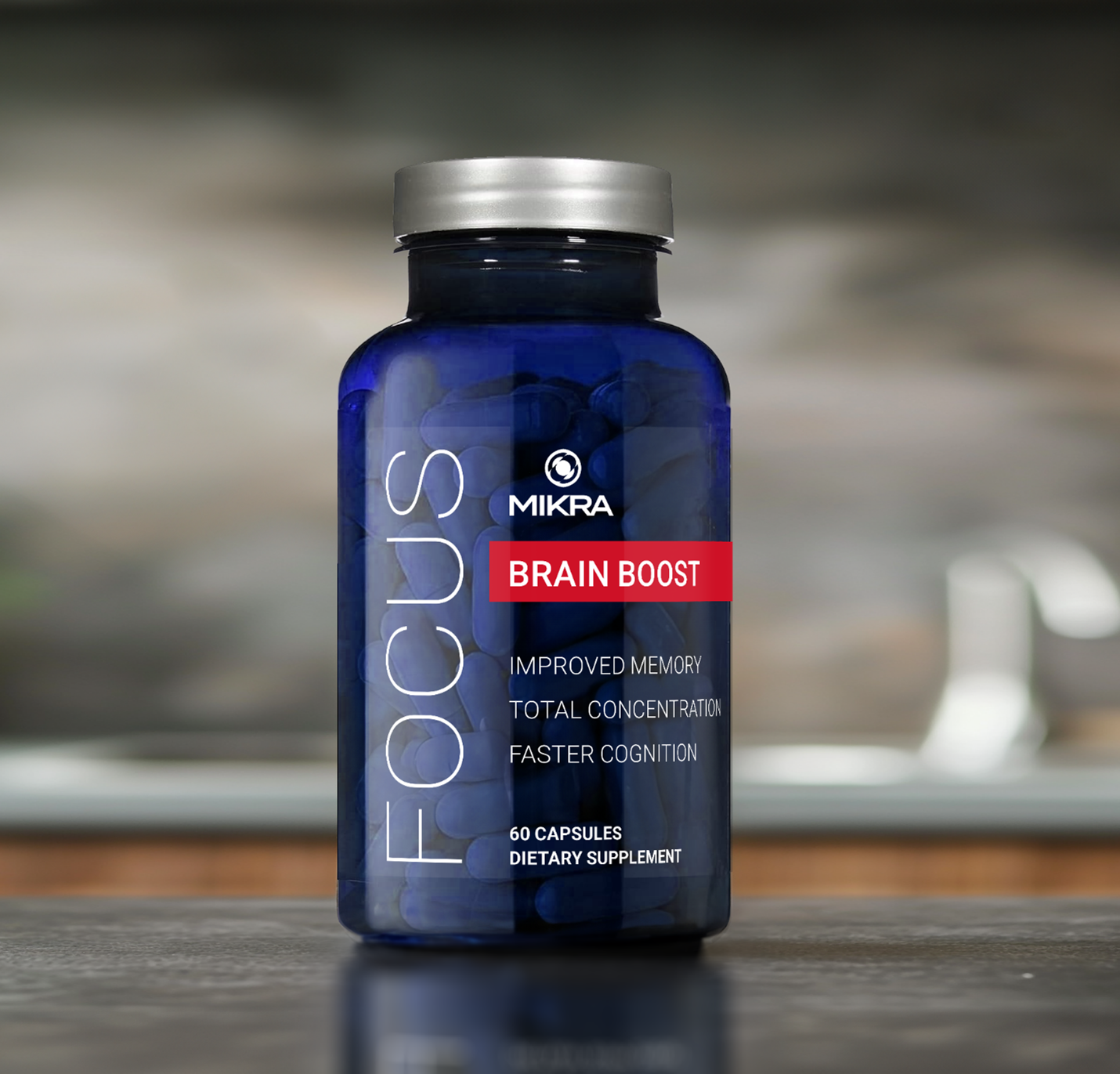 FOCUS combines a precision blend of citicoline, tyrosine and pure lion's mane mushroom to deliver superior clarity of cognition and improved memory.