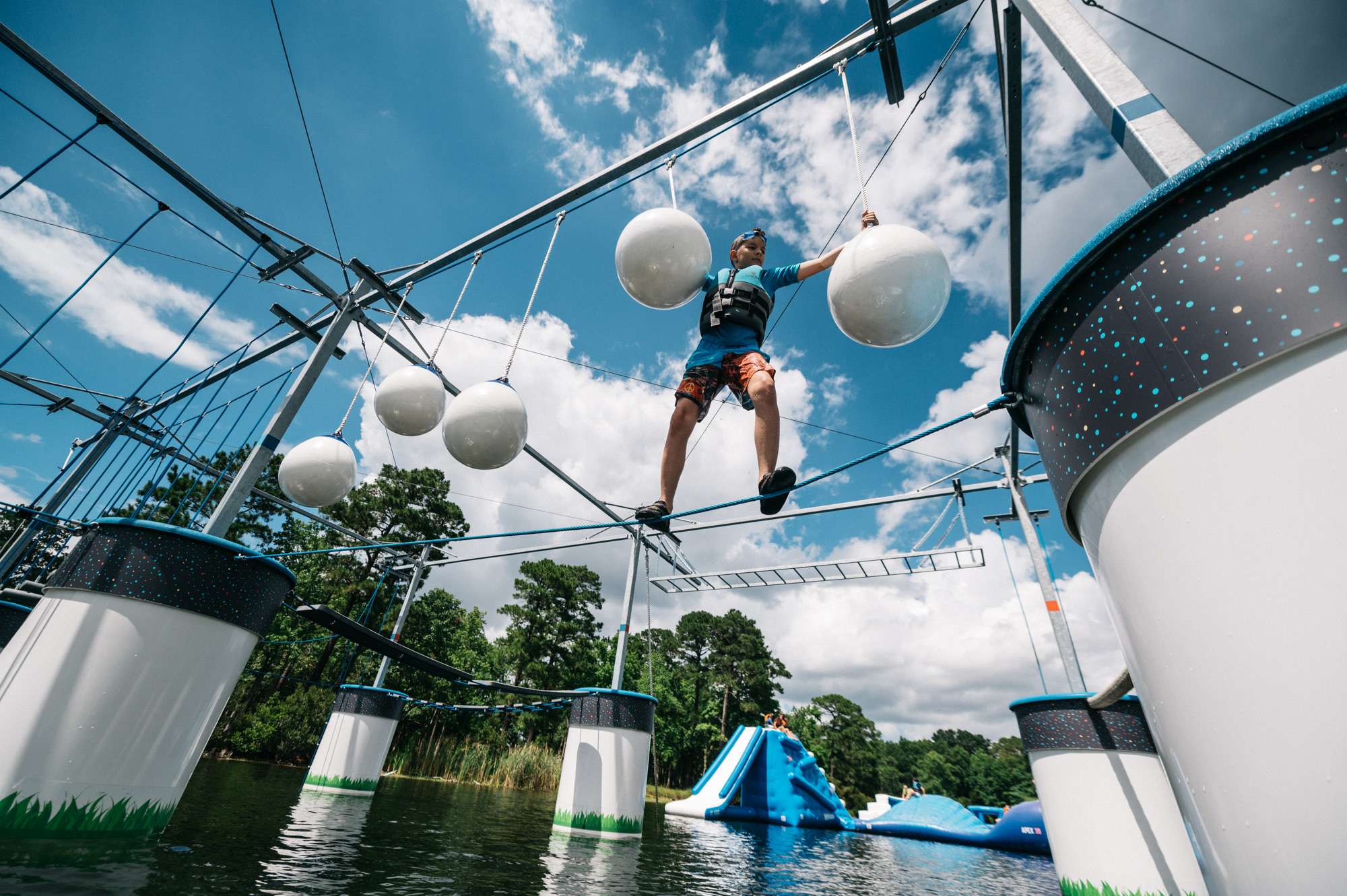 Charleston Aqua Park — a fun challenge!