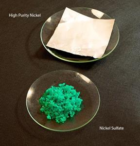 Figure 1: High Purity Nickel and Nickel Sulphate