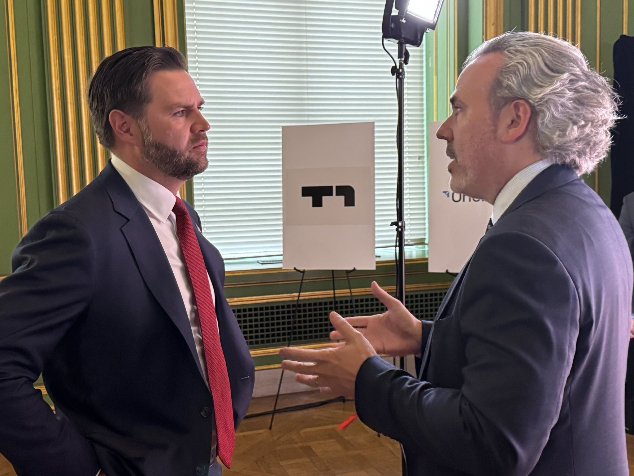 T1 Energy CEO discusses energy with U.S. Vice President JD Vance.