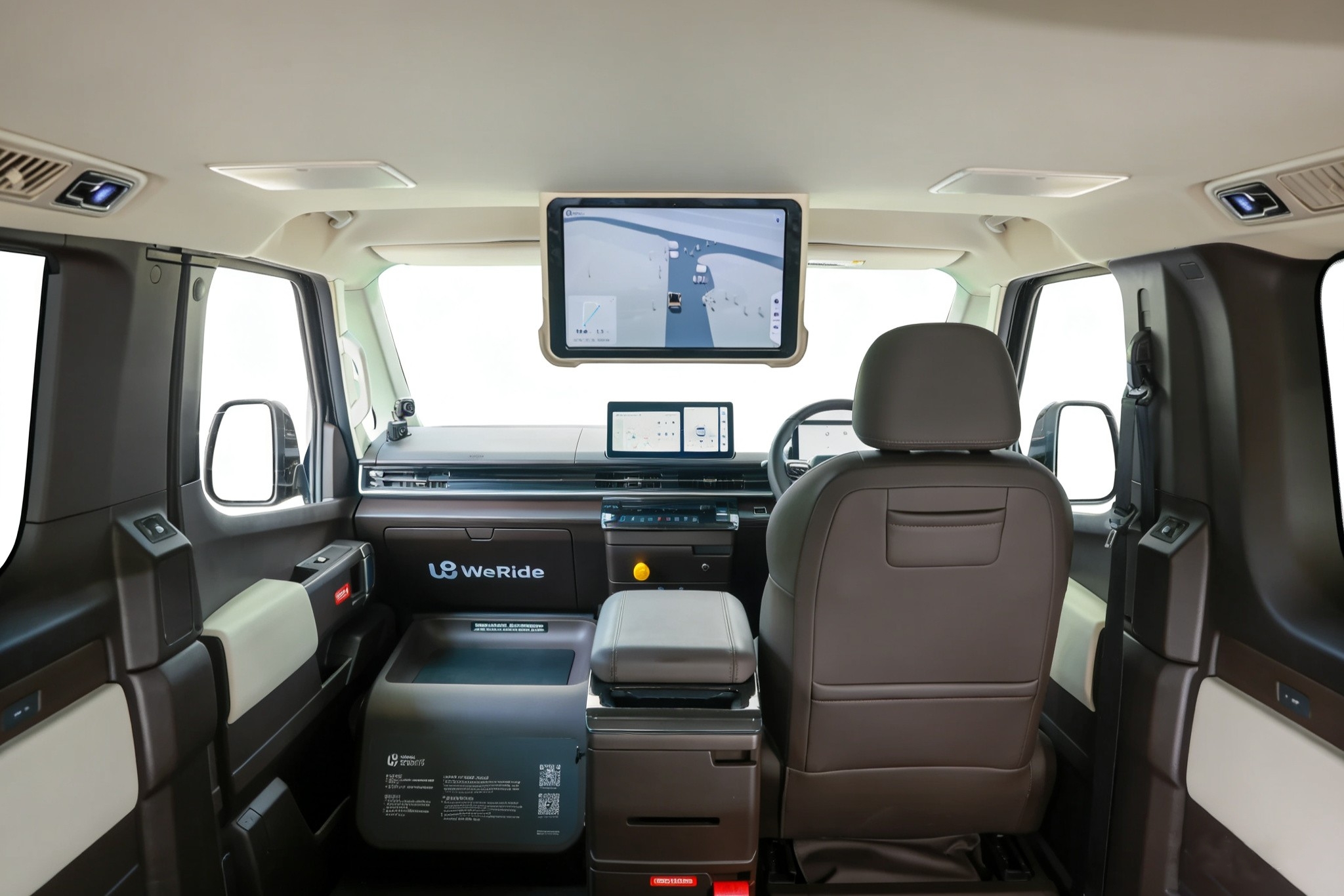 Illustration of WeRide’s right-hand-drive Robotaxi