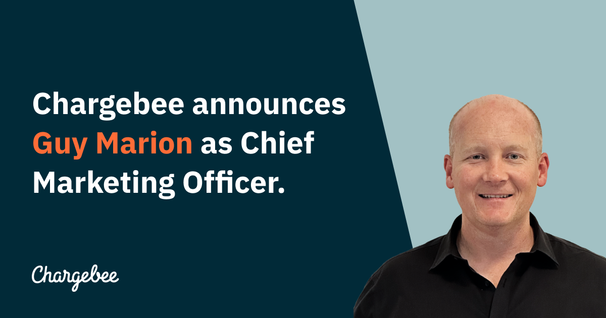 Brightback-Founder Guy Marion named Chargebee CMO