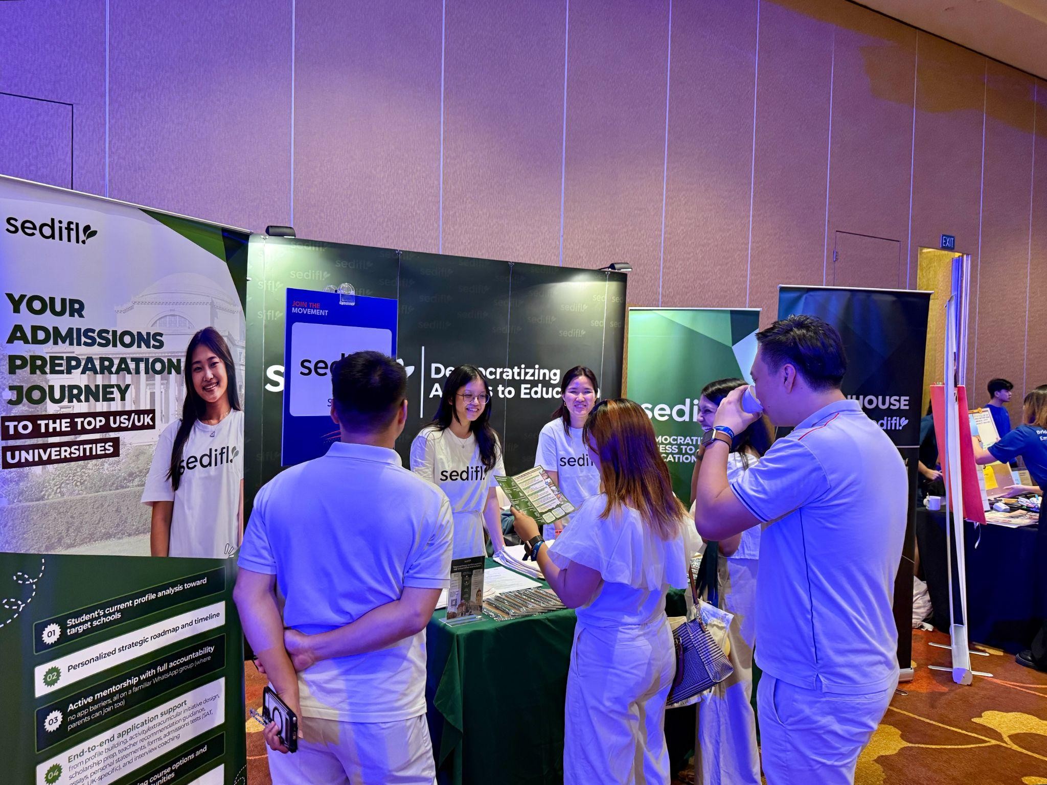 Sedifly’s booth at YP40