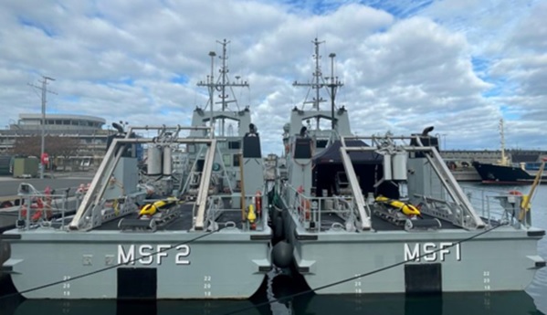 Figure 2: Kraken KATFISH on MSF drone vessels