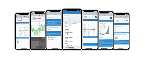 Maple Calculator, a free mobile app that makes it easy to enter, solve, and visualize mathematical problems from algebra, precalculus, calculus, linear algebra, and differential equations, now offers step-by-step solutions.