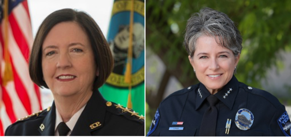Retired law enforcement executives Kathleen O’Toole (left) and  Sylvia Moir (right) join the WRAP team.