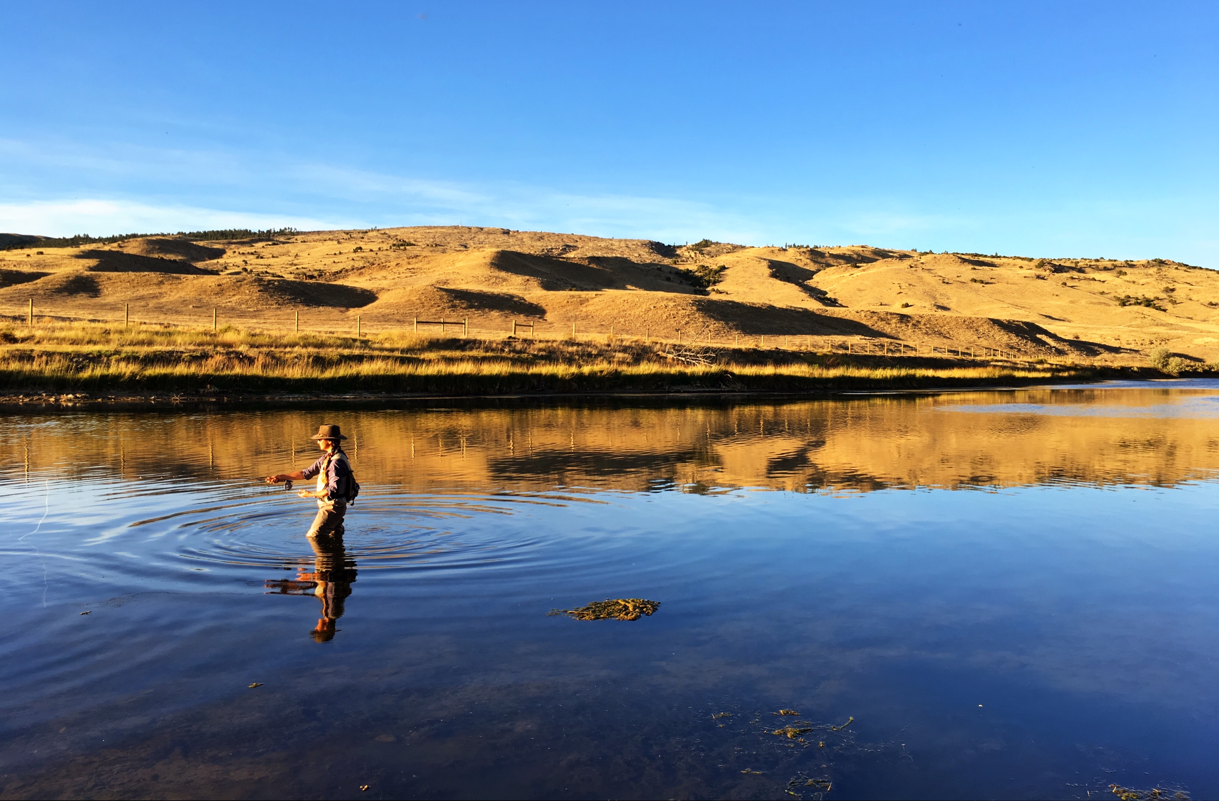 The North Platte Rivers runs all around Casper and its surroundings, making it the perfect place to cast your fishing line.