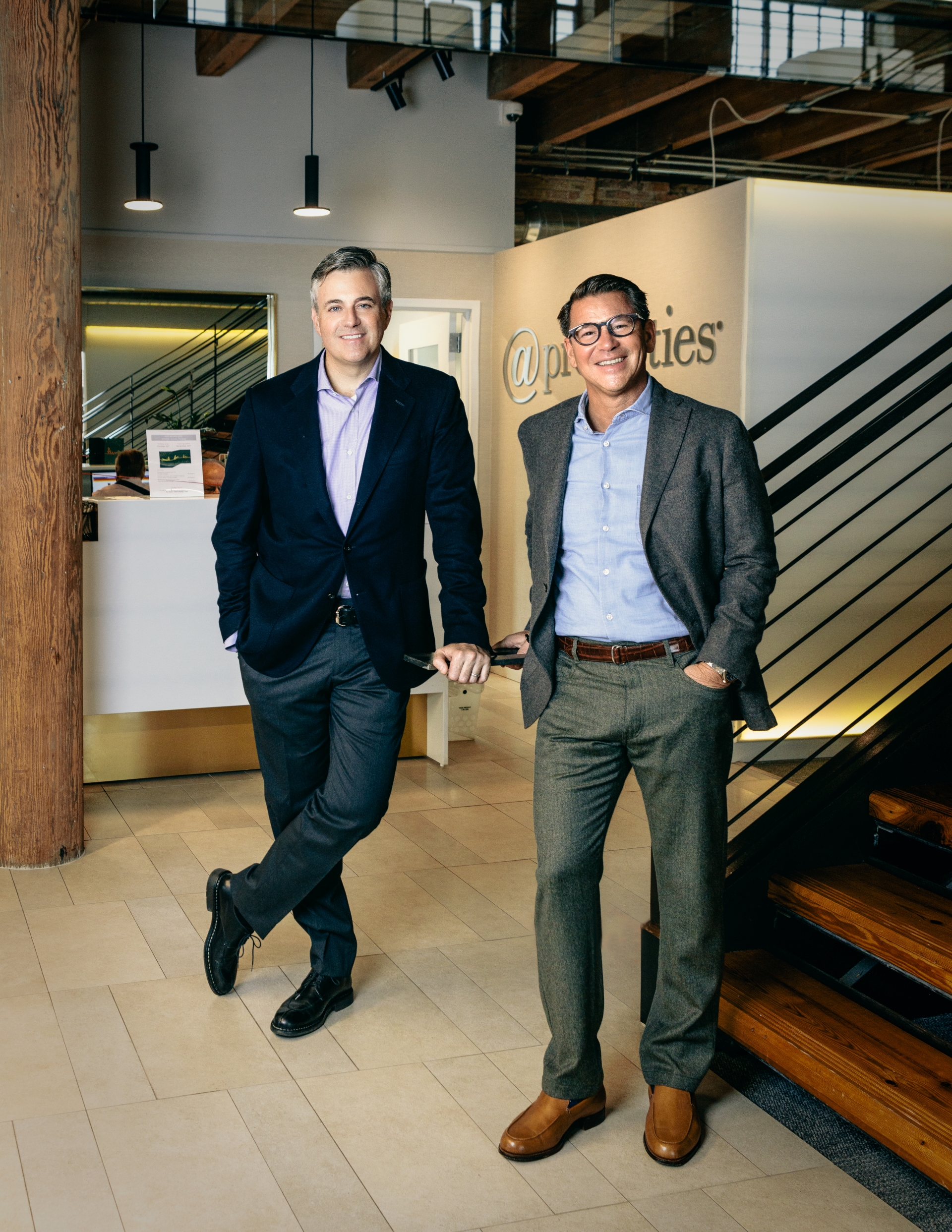 Mike Golden and Thad Wong, co-CEOs and co-founder of @properties