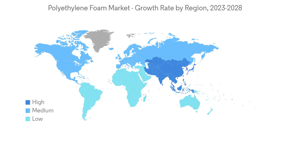 Polyethylene Foam Market Polyethylene Foam Market Growth Rate By Region 2023 2028