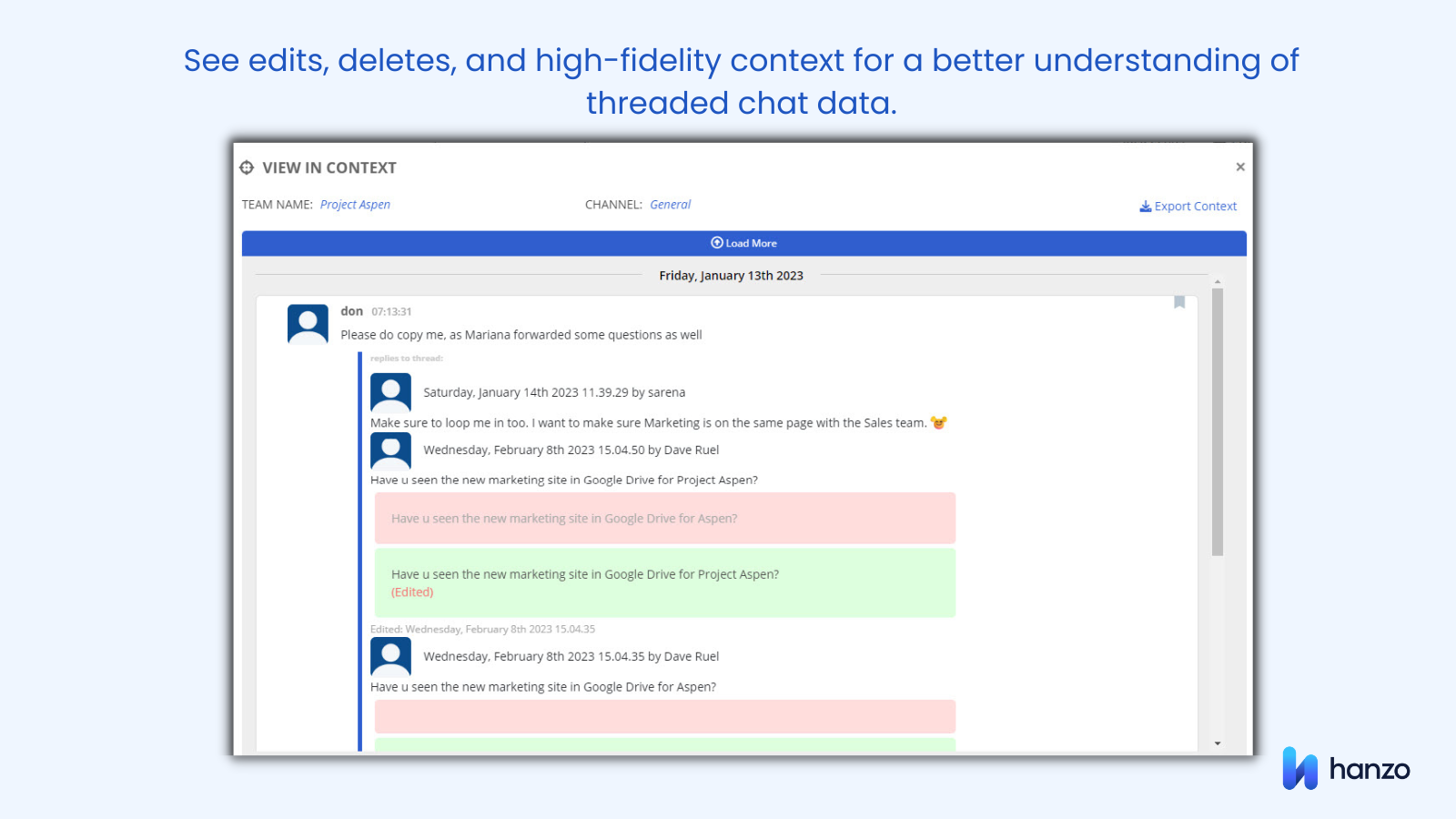 See Microsoft Teams Conversations in Context