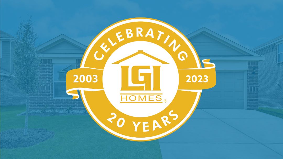 LGI Homes Celebrates 20 Years of Homebuilding Excellence