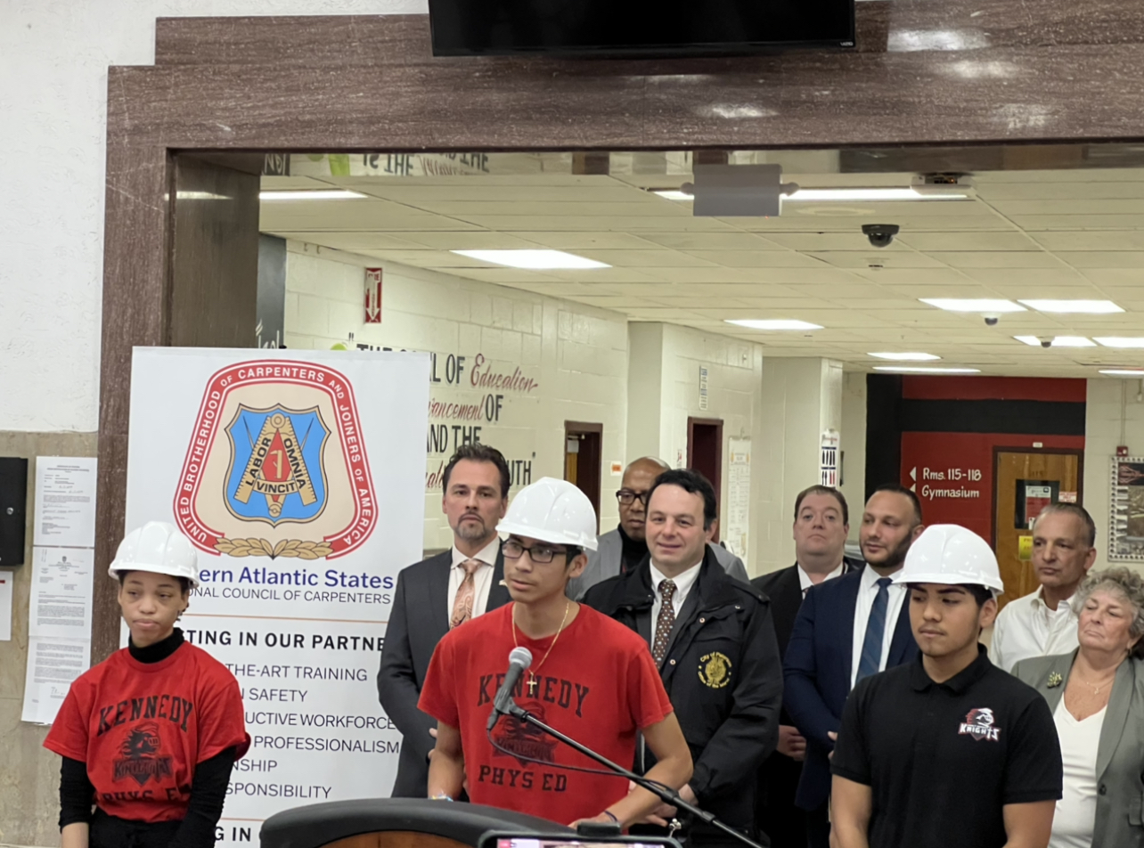 Paterson School District, Carpenters Union Announce