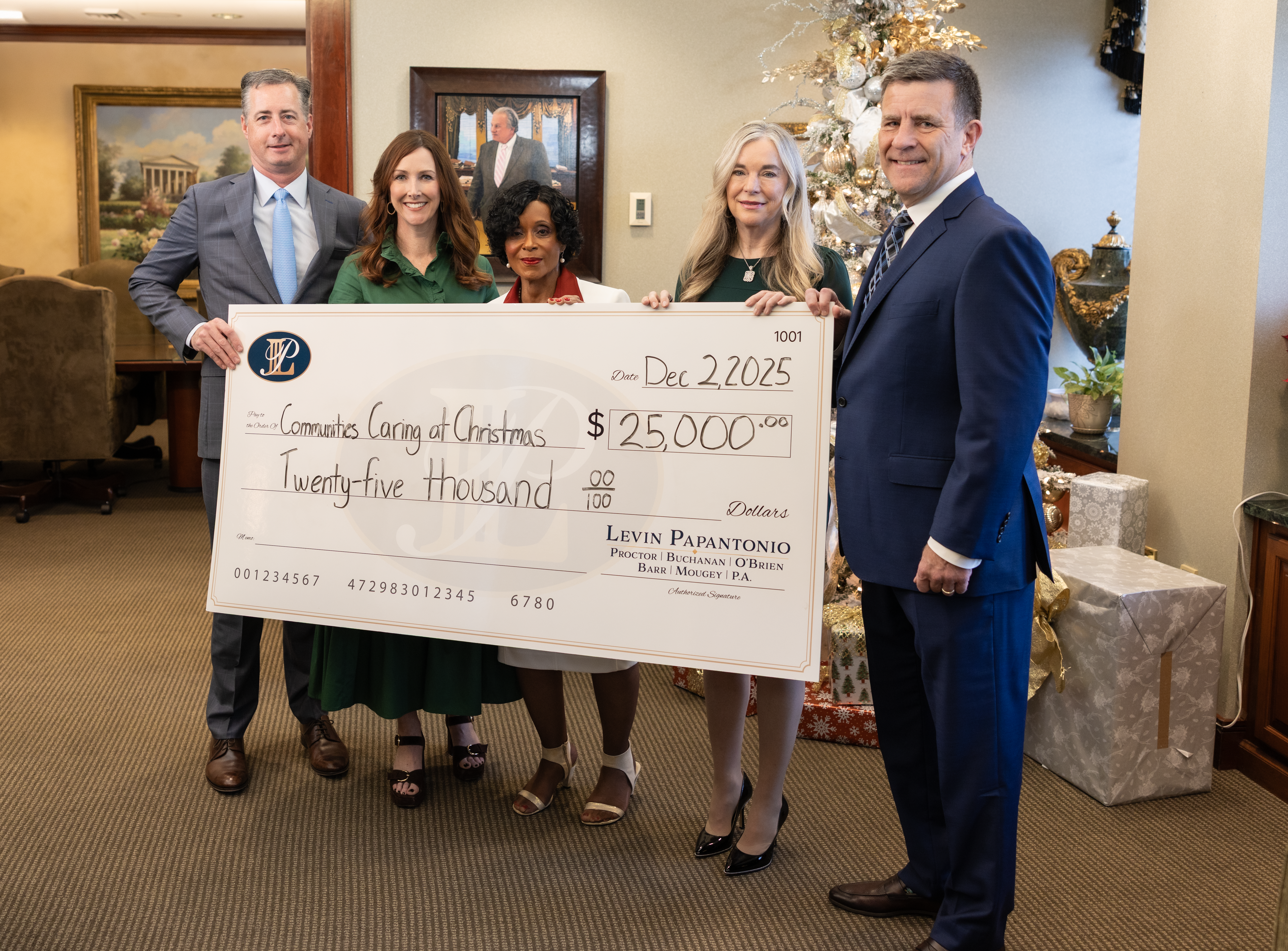 Communities Caring at Christmas 2025 Donation