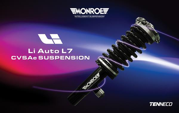 La tecnologia Monroe® Intelligent Suspension CVSAe di Tenneco disponibile sul nuovissimo SUV Premium di Li Auto