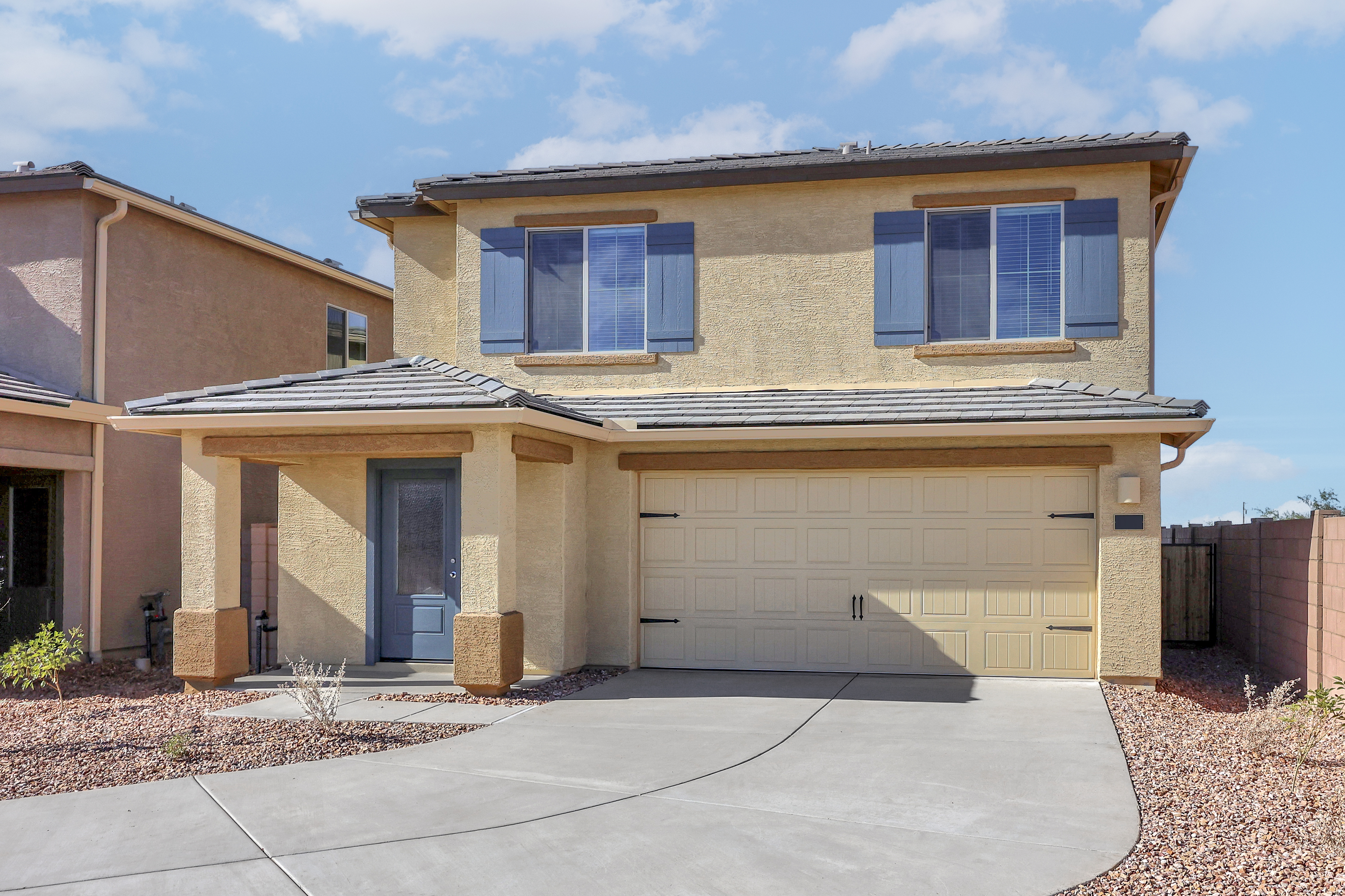 This beautiful home was built by LGI Homes in the master-planned Star Valley community in Tucson.