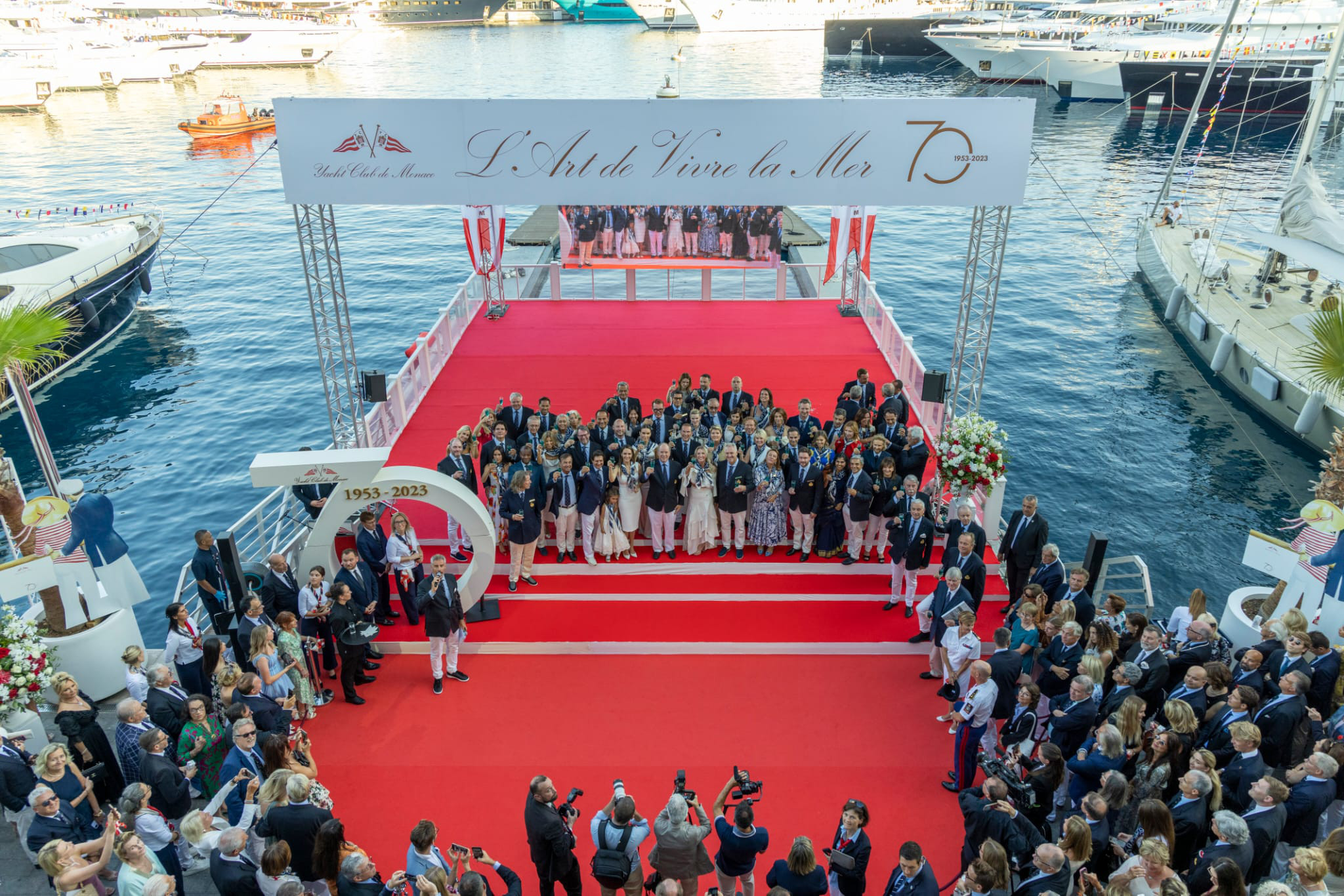 The Yacht Club de Monaco celebrates the 70th Anniversary