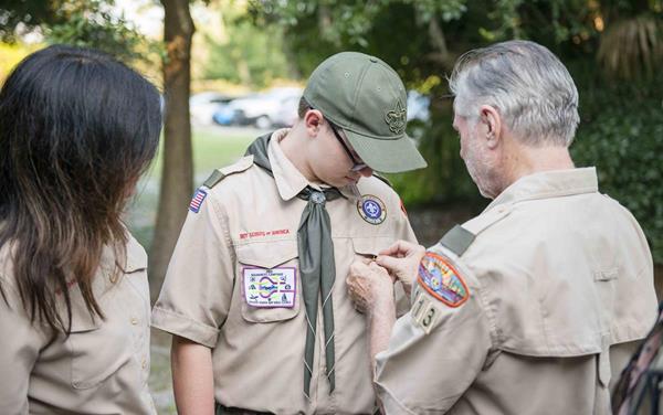 Scouts get promoted