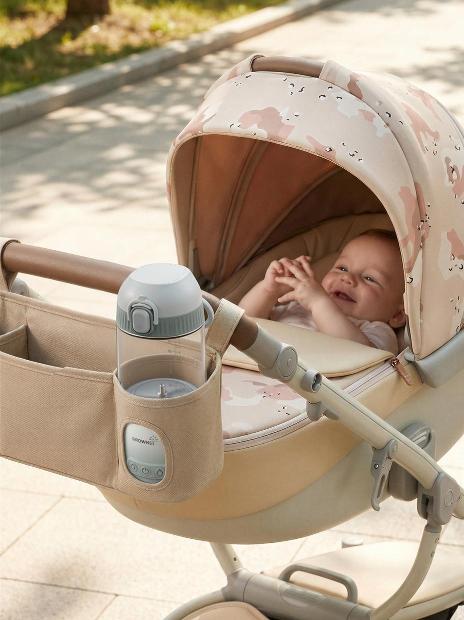 GROWNSY Launches the First Detachable Portable Bottle Warmer for One-Step Warming and Direct Feeding