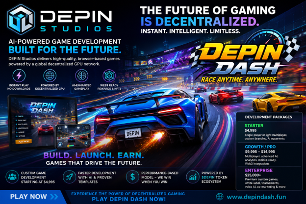 TIPS wholly owned division DEPINfer.xyz launches DEPIN Studios and Depin Dash