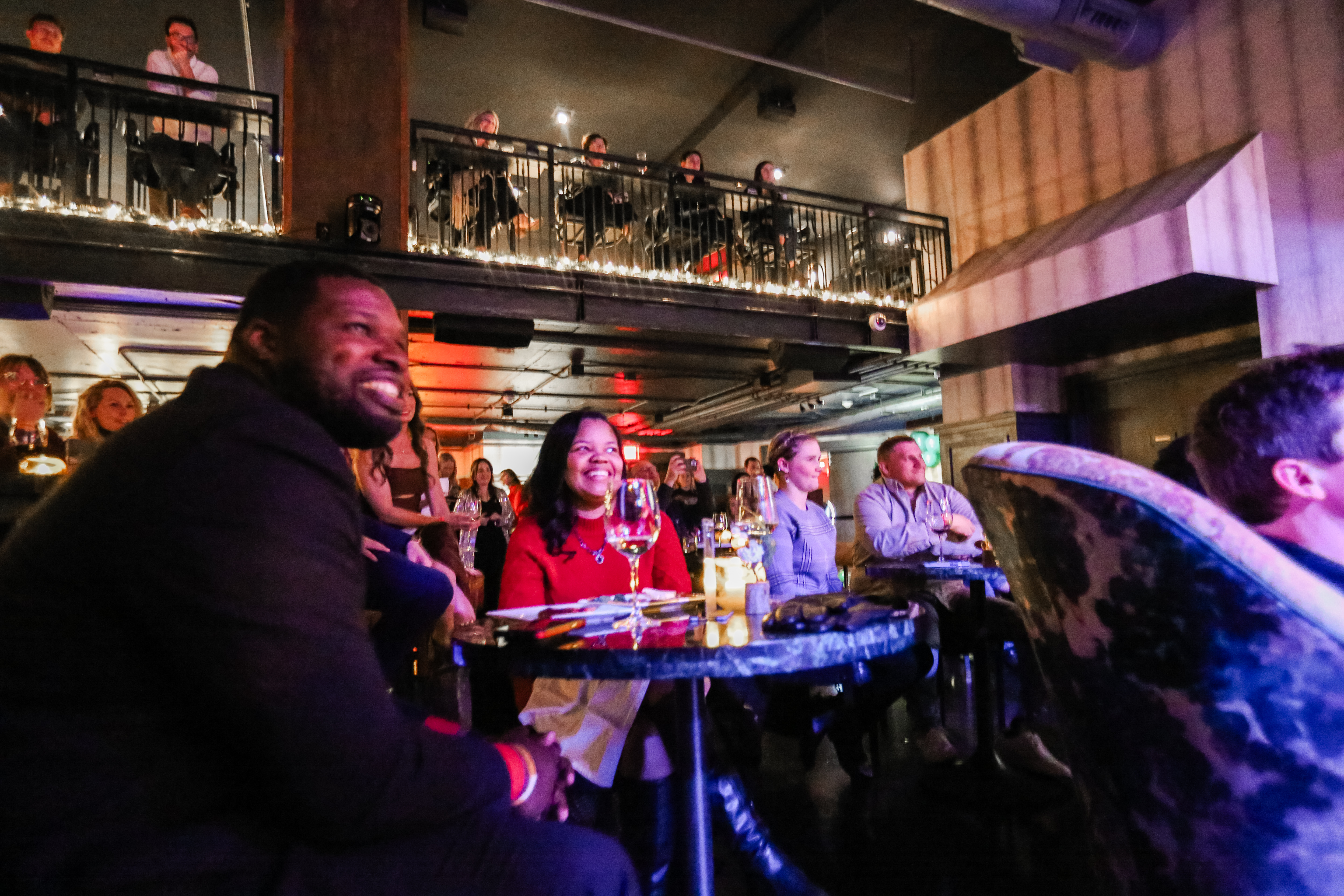 Hospital caregivers and staff in Nashville enjoy an intimate concert from Gavin DeGraw at the Analog at Hutton Hotel as part of Musicians On Call's Hope for the Holidays.