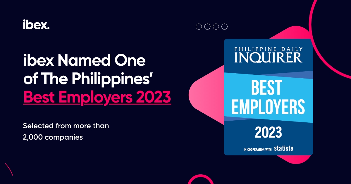 ibex Named One of The Philippines’ Best Employers 2023
