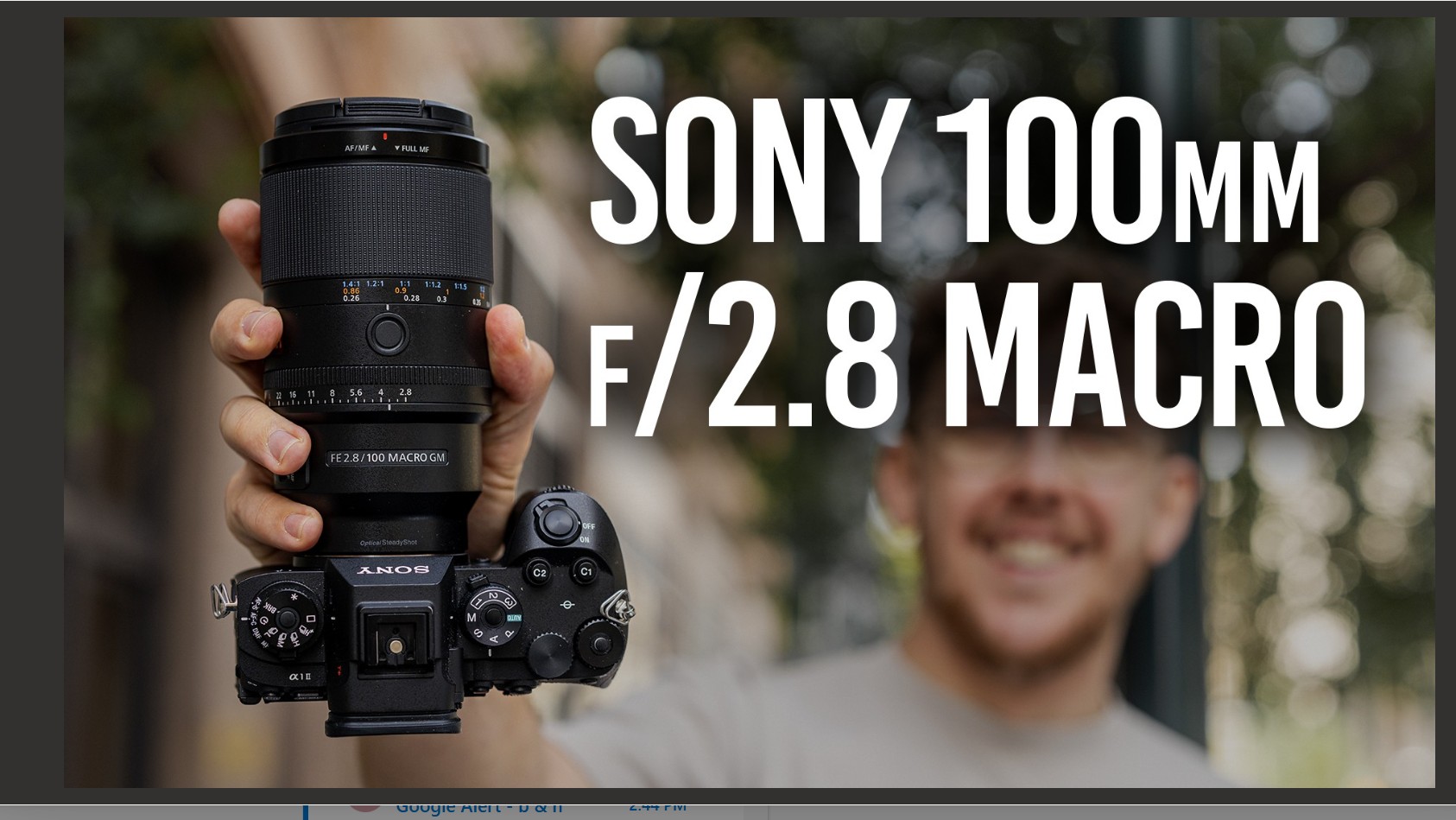 Sony FE 100mm f/2.8 Macro GM is the first G Master macro prime lens