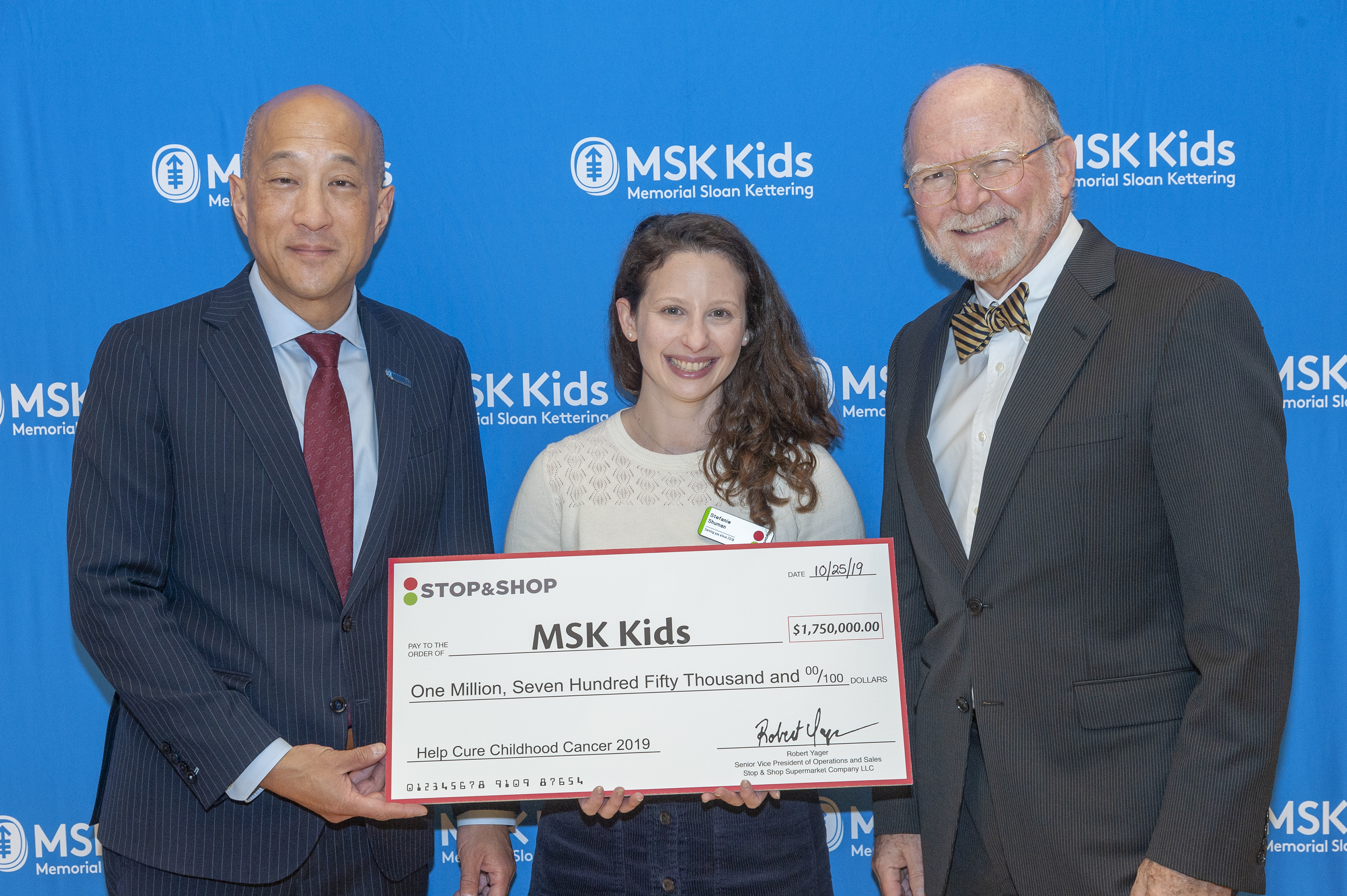 Stop & Shop Donates $1.75 Million to Memorial Sloan Kettering Kids 