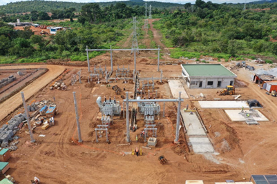 High voltage (HV) substation construction work overview