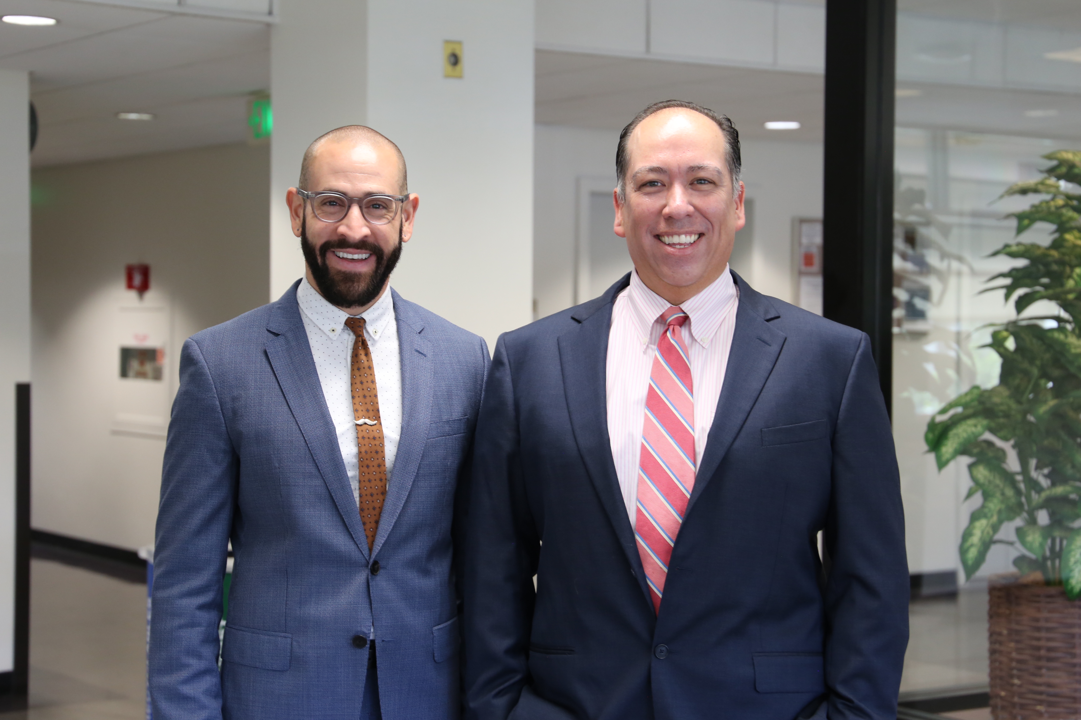 Sami Jarbawi, Lawyers for America Program Director and Oscar D. Teran, Associate Dean for Career Services at Southwestern Law School