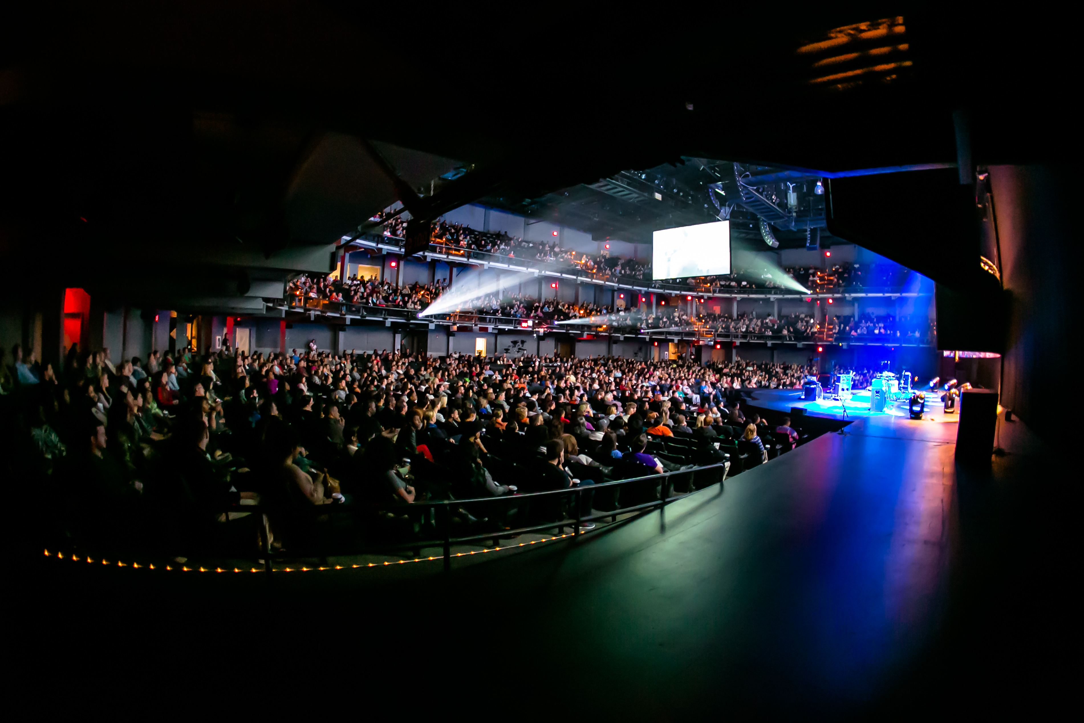 Crossroads Church's auditorium at its Oakley location in Cincinnati, Ohio. Photo by Jim Gormley