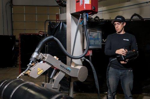 Novarc's Spool Welding Robot (SWR) is the World’s First Collaborative Welding Robot