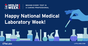 Happy National Medical Laboratory Week! Behind Every Test is a Caring Professional