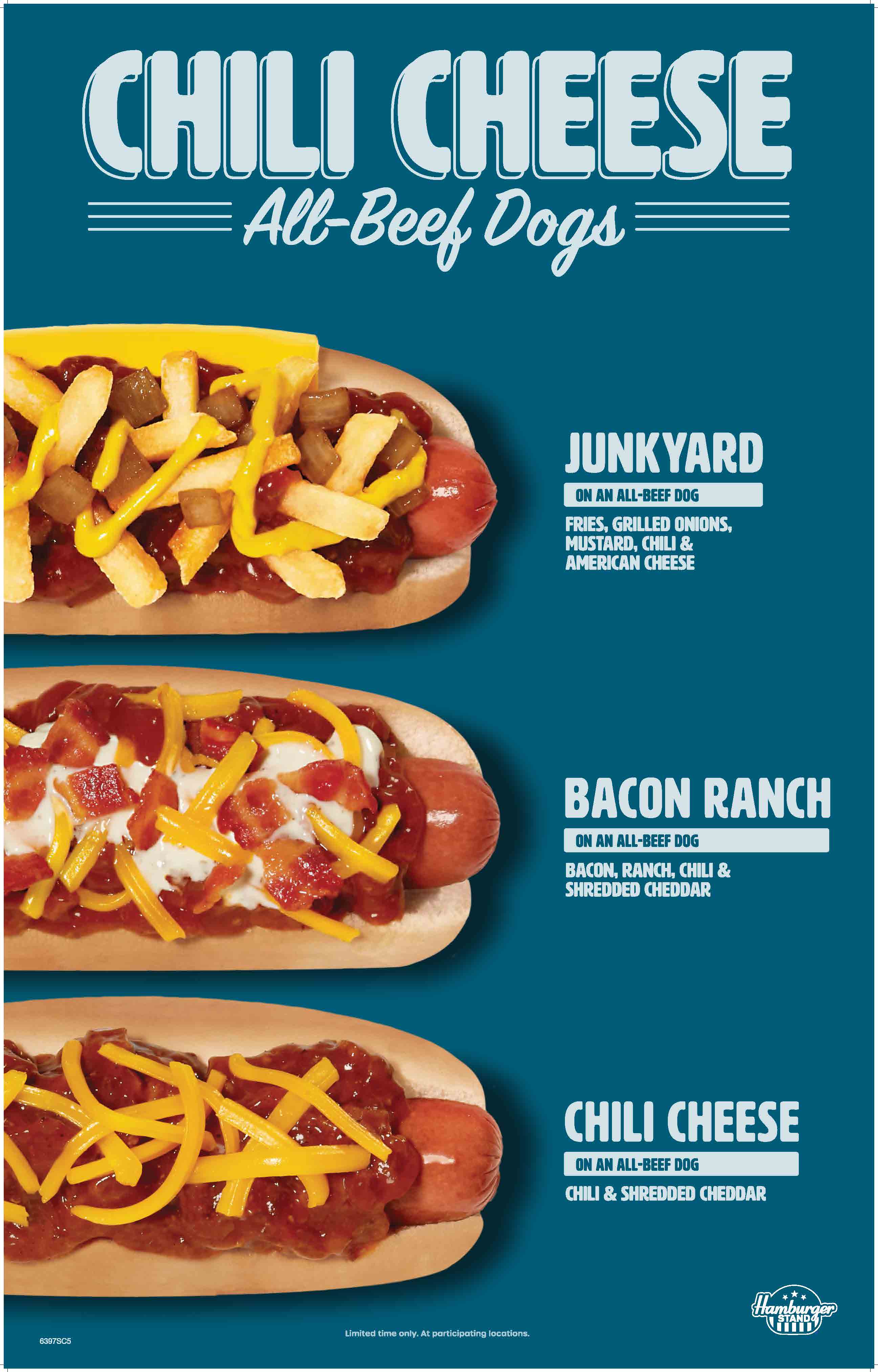 Come In & Try Hamburger Stand's Tasty Chili Cheese All-Beef Dogs