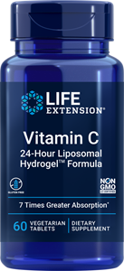 Life Extension new Vitamin C 24-Hour Liposomal Hydrogel™ Formula non-GMO vegetarian gluten-free
