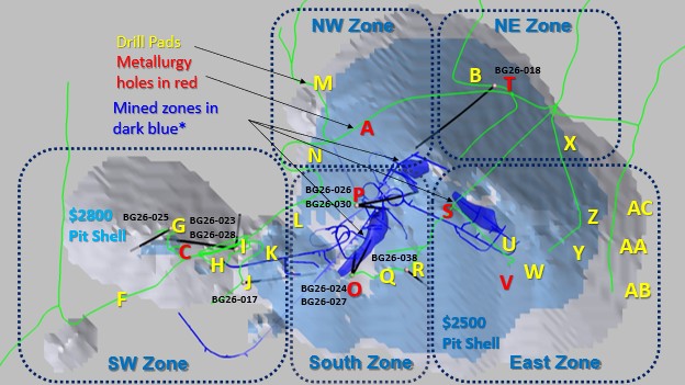 Blossom Gold Reports Continued Success with Expansion and Infill Drilling at the Rosebud Open-Pit, Heap-Leach Project