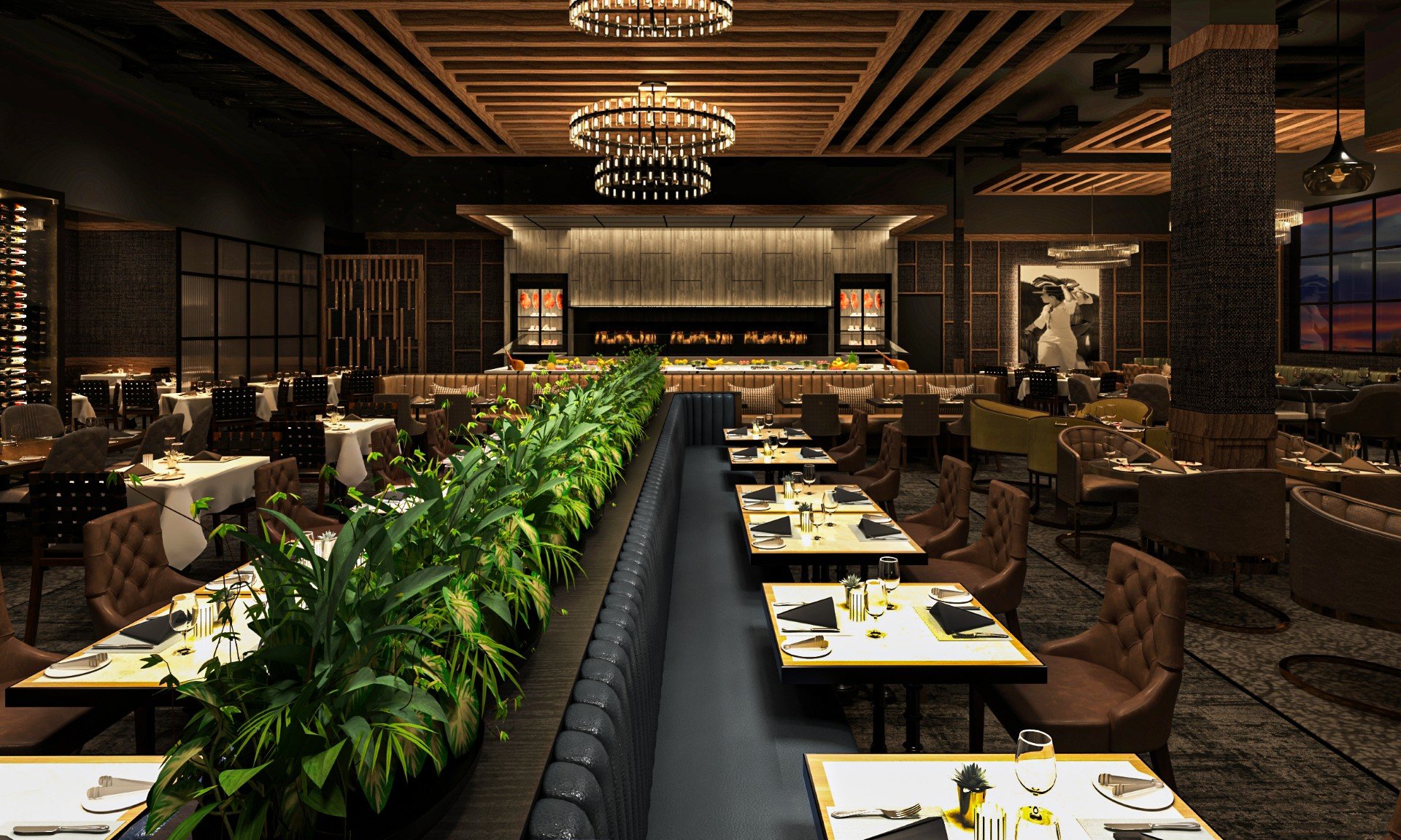 Fogo de Chão’s new Cypress, Texas restaurant will feature an expansive dining room and an open churrasco grill. Fogo.com