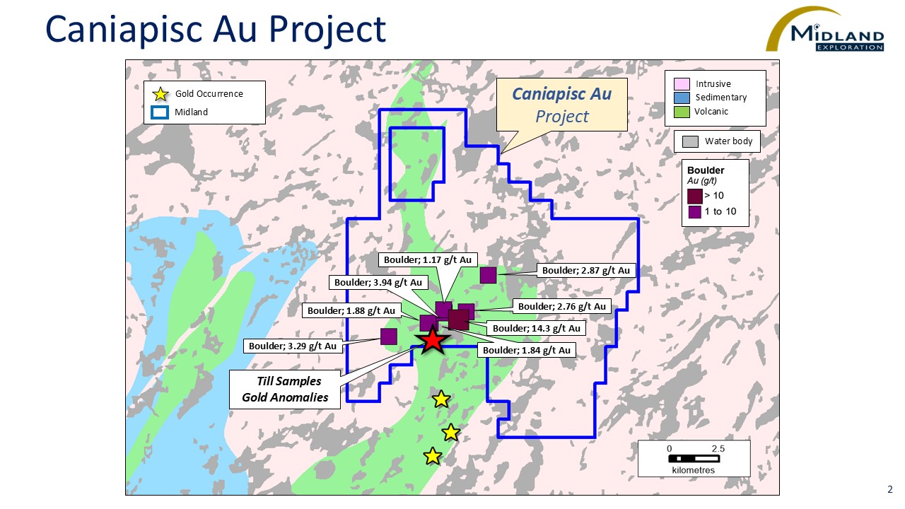 Figure 2 Caniapisc Au Project